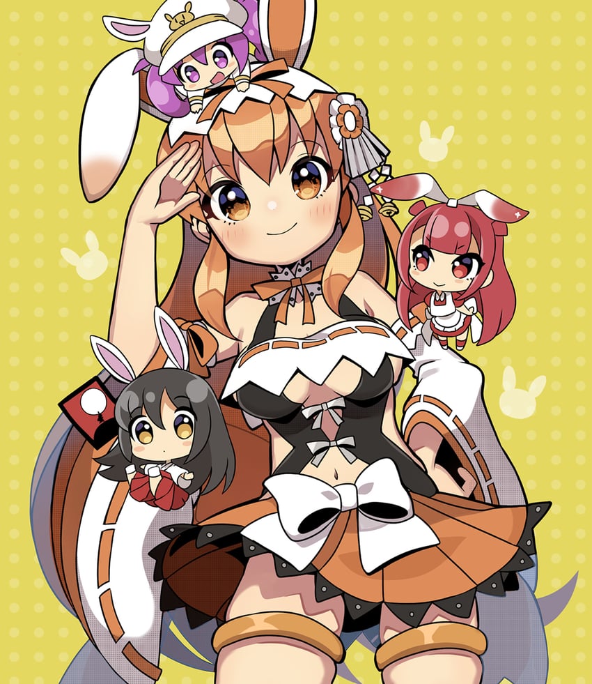 mizushiro celica, umegiri iroha, and umegiri ameto (bemani and 3 more) drawn by kei_s01