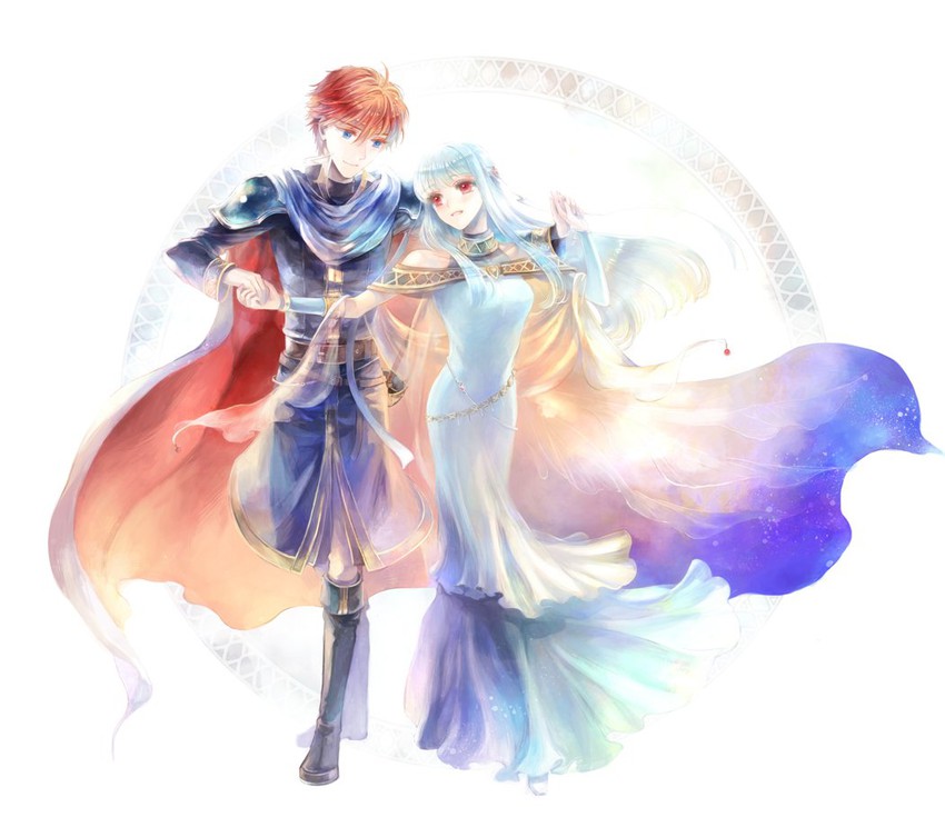 roy, ninian, and eliwood (fire emblem and 2 more) drawn by kuzumosu
