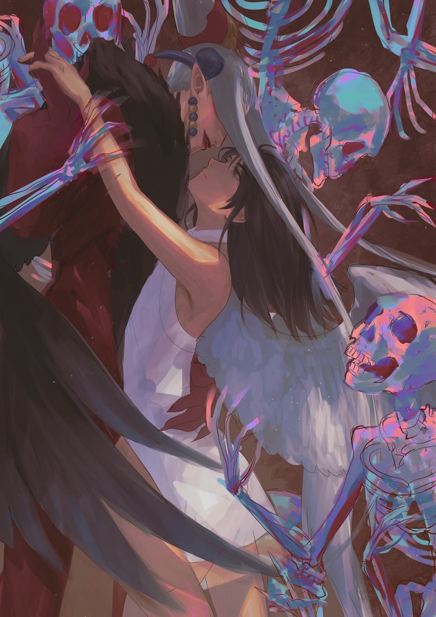 rinoa heartilly and ultimecia (final fantasy and 1 more) drawn by noie_(neunteedelstein)