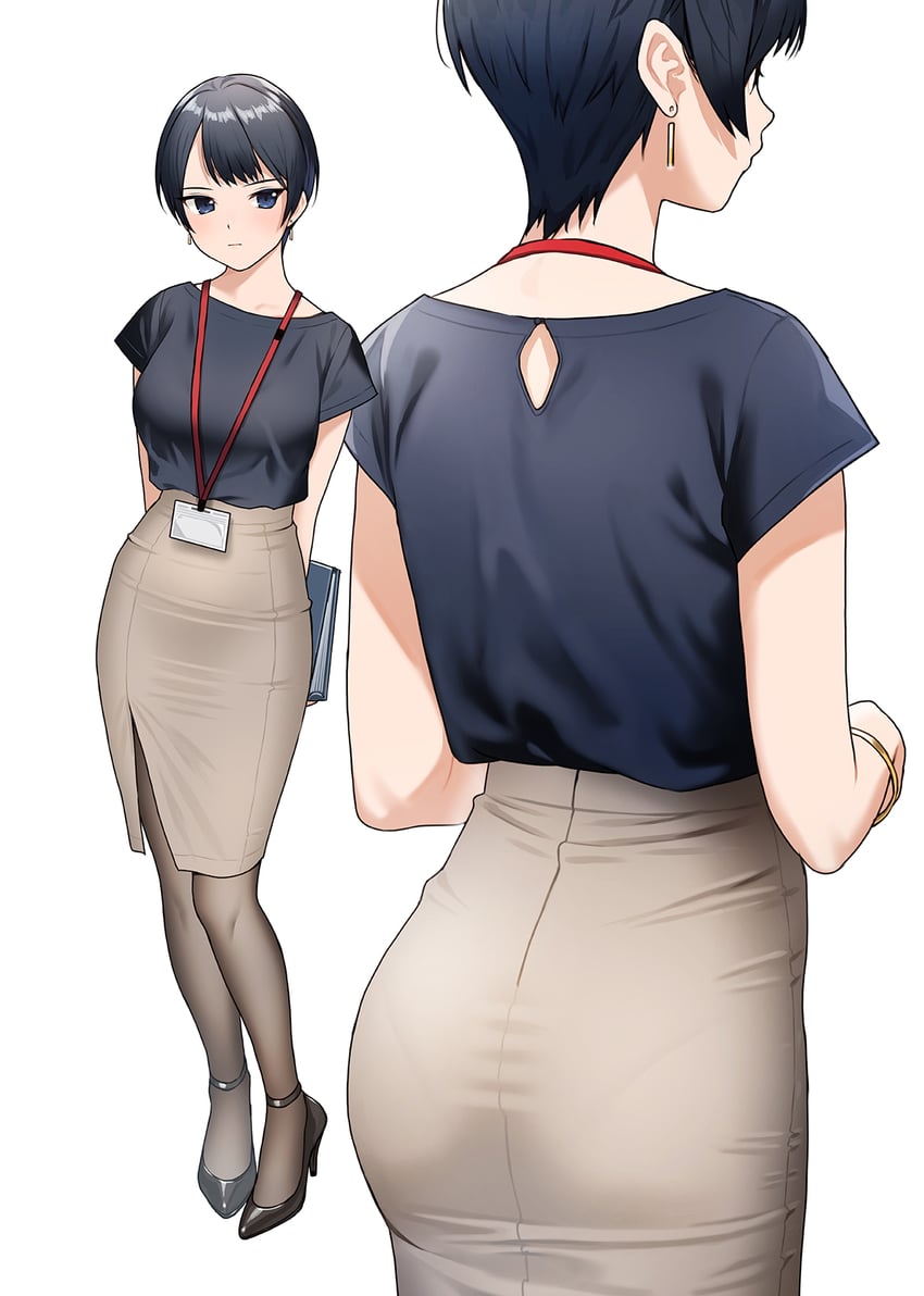 kirito mihoko (kaisha no senpai akaori-san) drawn by doushimasho