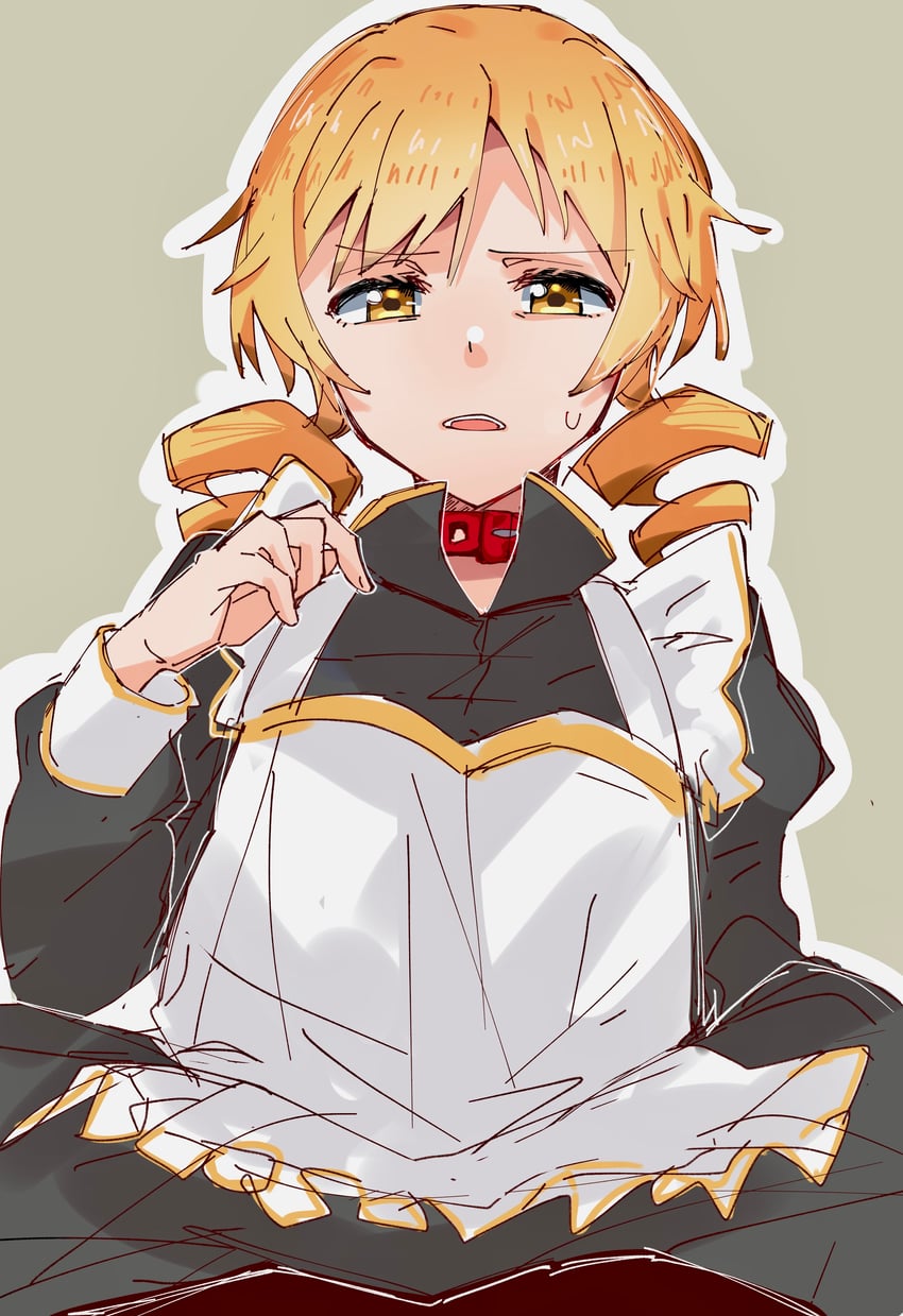 tomoe mami (mahou shoujo madoka magica) drawn by nattsu_n