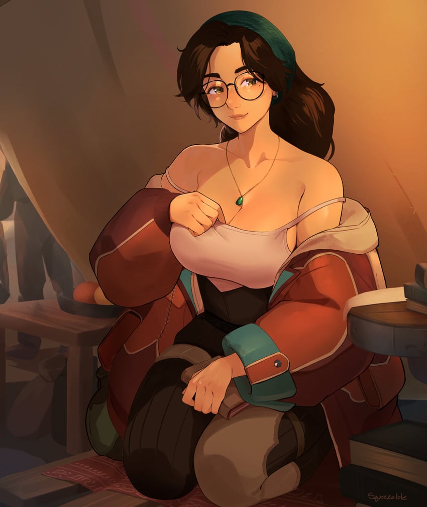 alma (monster hunter and 1 more) drawn by squeezable_(squeezabledraws)