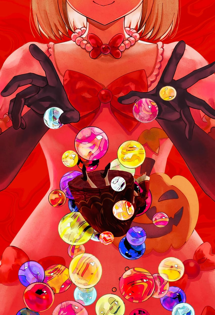 beatrice and lambdadelta (umineko no naku koro ni) drawn by suidousui