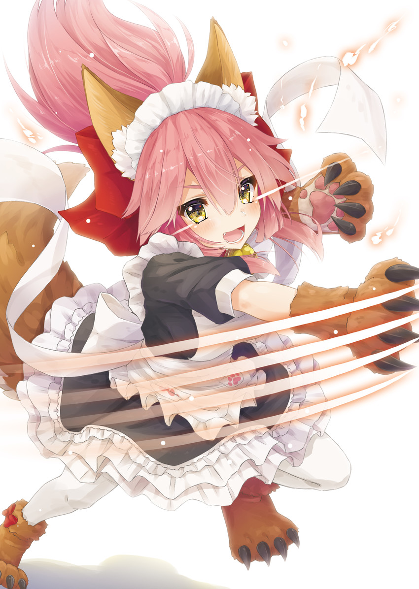 tamamo and tamamo cat (fate and 1 more) drawn by hyouta_(yoneya)