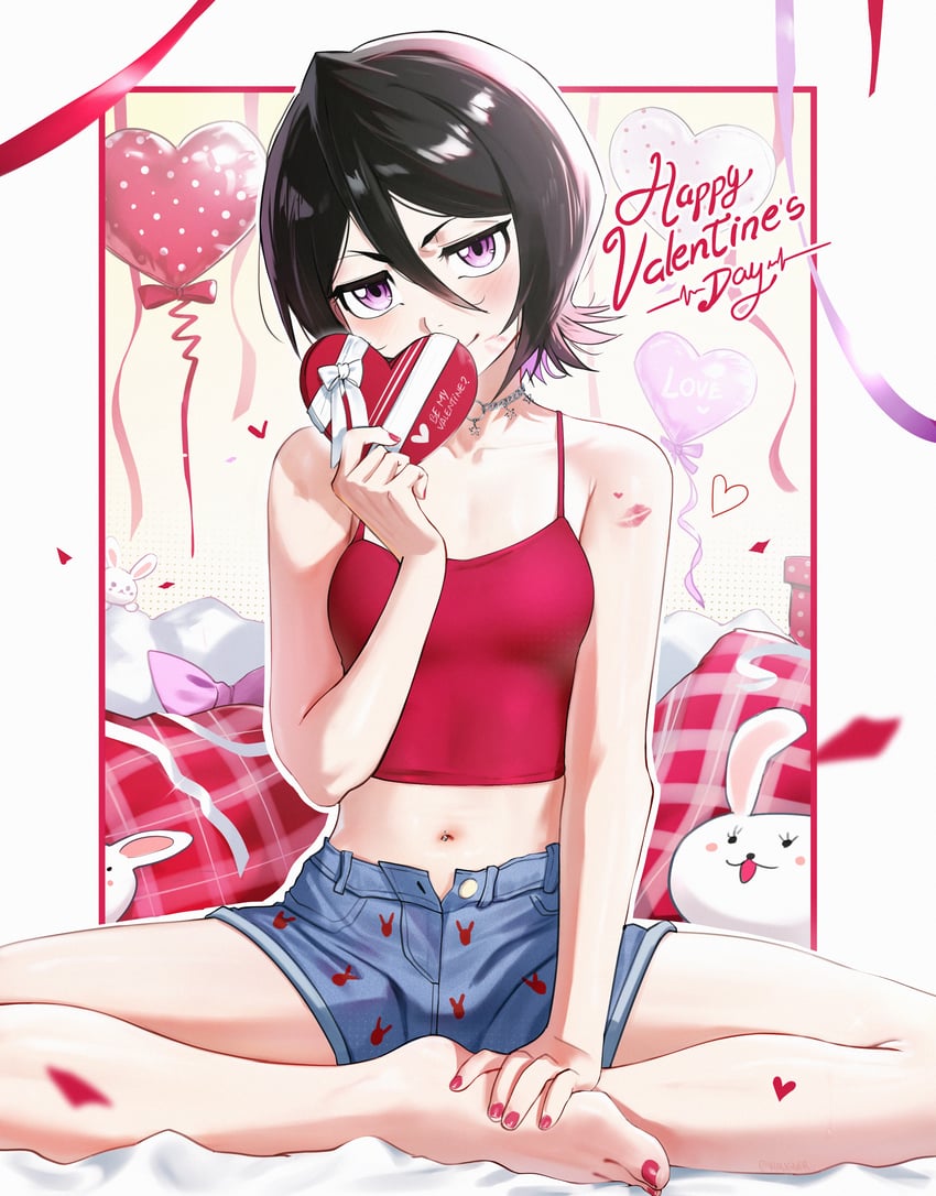 kuchiki rukia (bleach) drawn by waligner