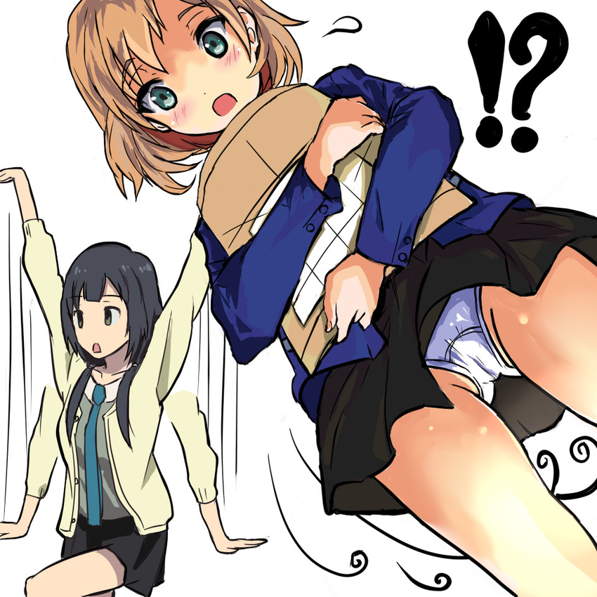 miyamori aoi and yasuhara ema (shirobako) drawn by takahiro_(rikky)