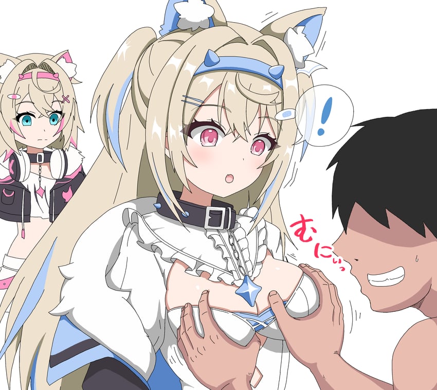 fuwawa abyssgard and mococo abyssgard (hololive and 1 more) drawn by kohau1410