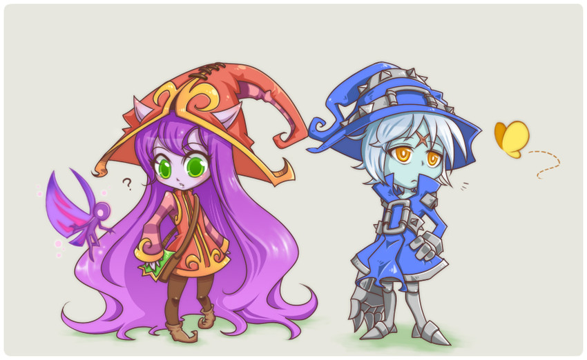 lulu, pix, and veigar (league of legends) drawn by yan531