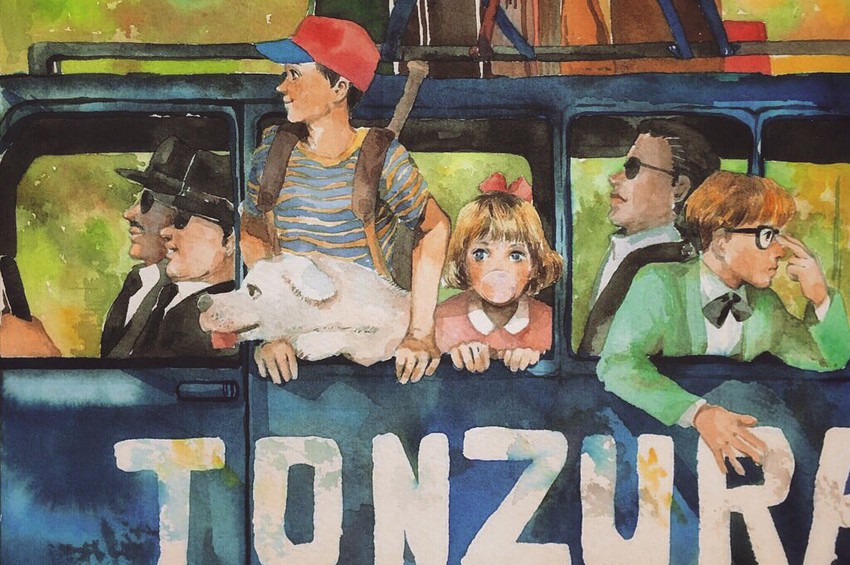 ness, paula, jeff andonuts, and tonzura brothers (mother and 1 more) drawn by ana_819
