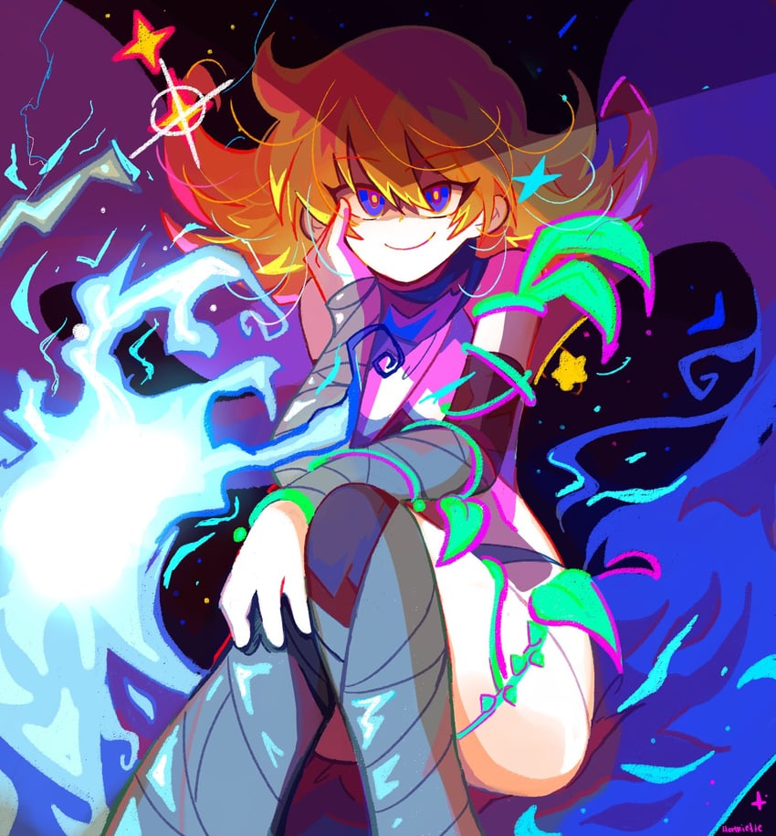 phosphora (kid icarus and 1 more) drawn by homriette