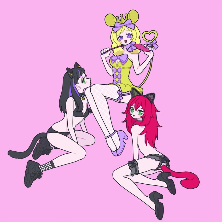 renjouji beru, takanashi otoha, and suzuno ito (pretty series and 2 more) drawn by nyaasechan