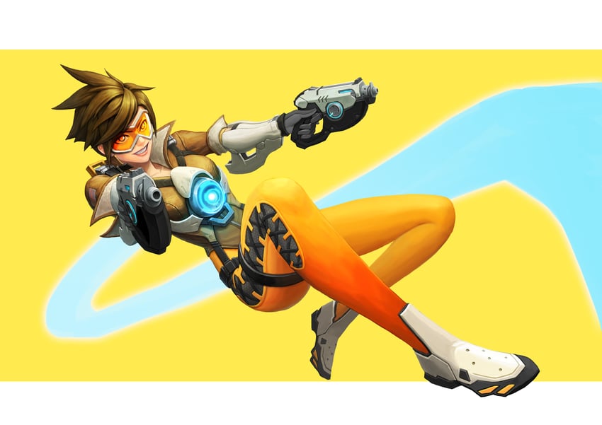 tracer (overwatch and 1 more) drawn by muhyun_lee