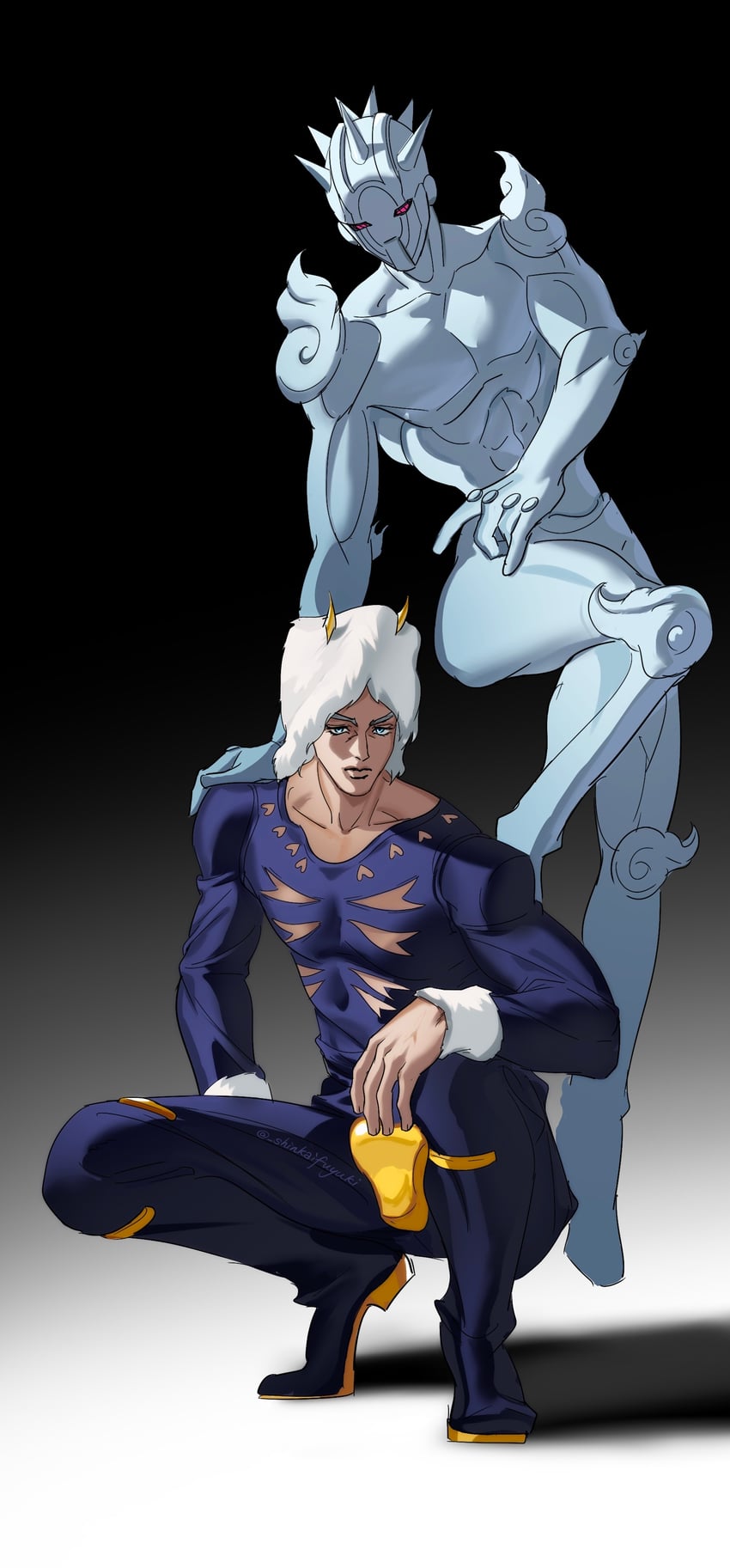weather report (jojo no kimyou na bouken and 1 more) drawn by shinkaifuyuki