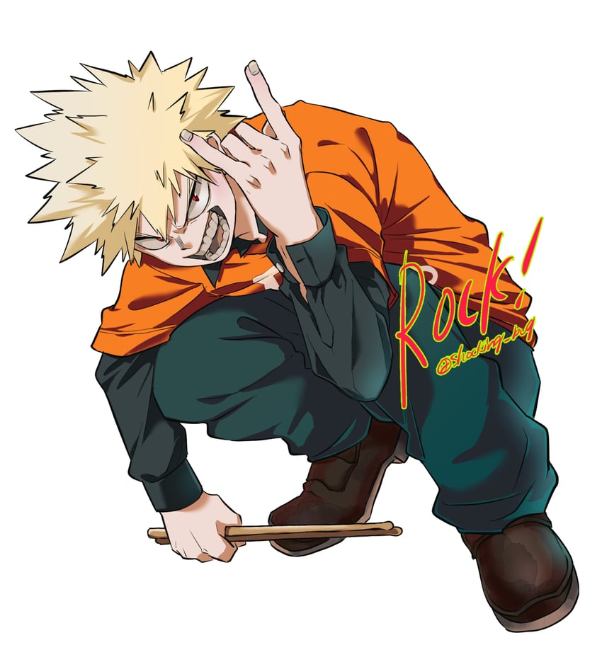 bakugou katsuki (boku no hero academia) drawn by nikaidou_iroha