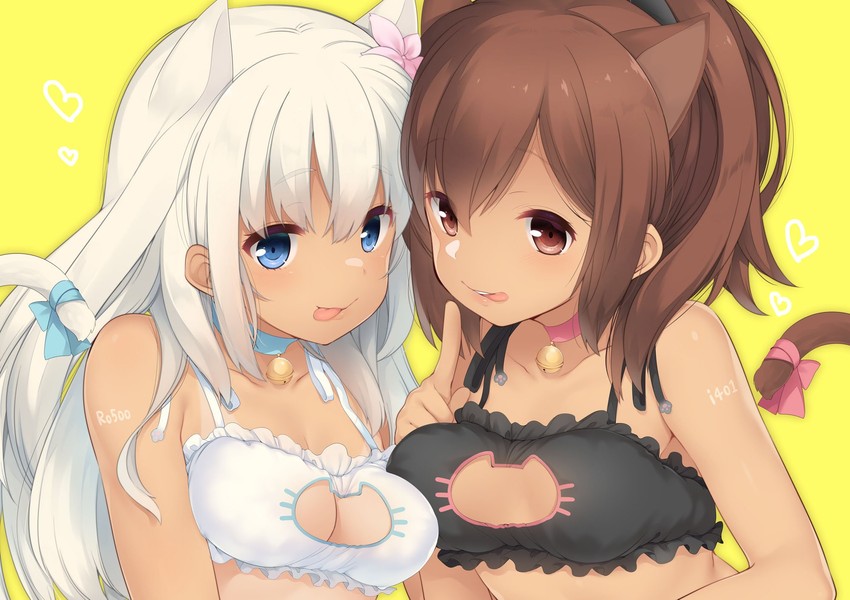 ro-500 and i-401 (kantai collection) drawn by fujisaki_hikari