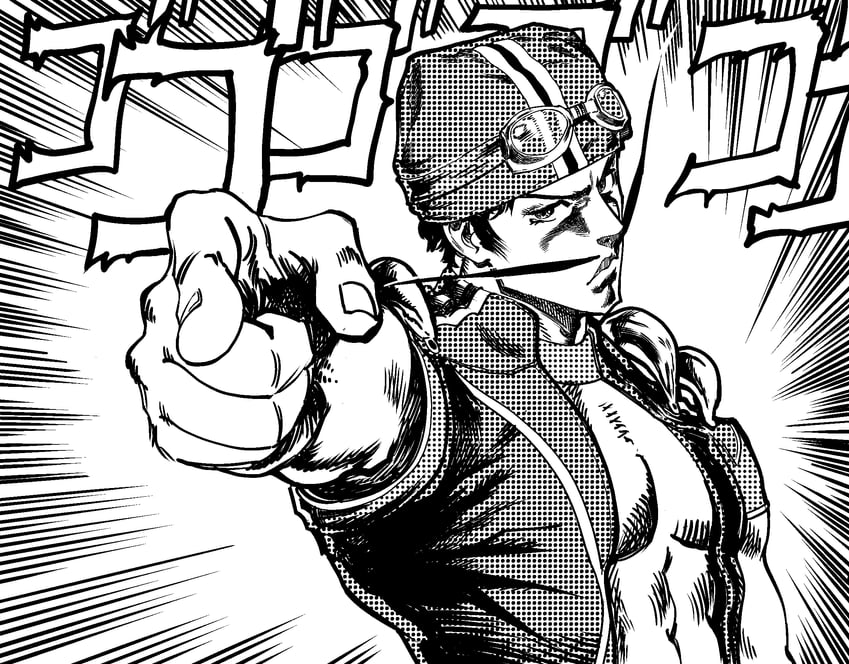 sportacus (jojo no kimyou na bouken and 2 more) drawn by rewinderon