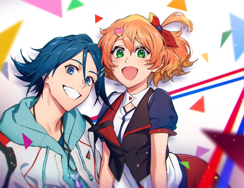 freyja wion and hayate immelmann (macross and 1 more) drawn by mosako