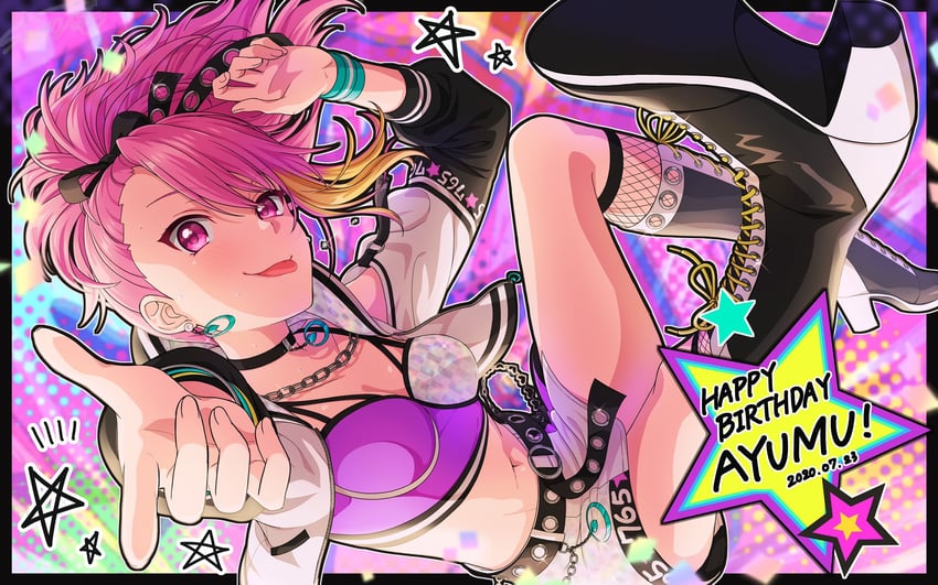maihama ayumu (idolmaster and 2 more) drawn by shiro_(ongrokm)