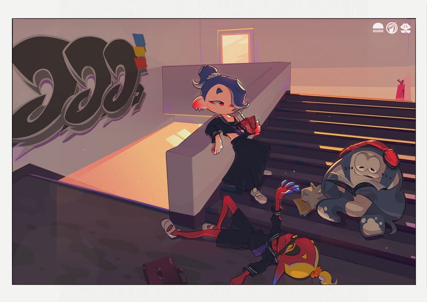 shiver, frye, and big man (splatoon and 1 more)