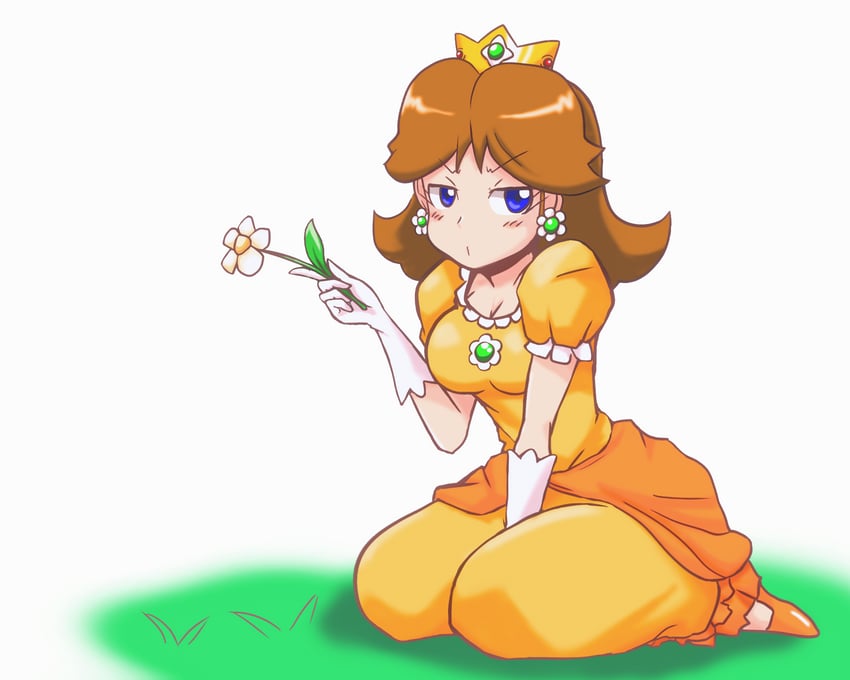 princess daisy (mario) drawn by gunmania002
