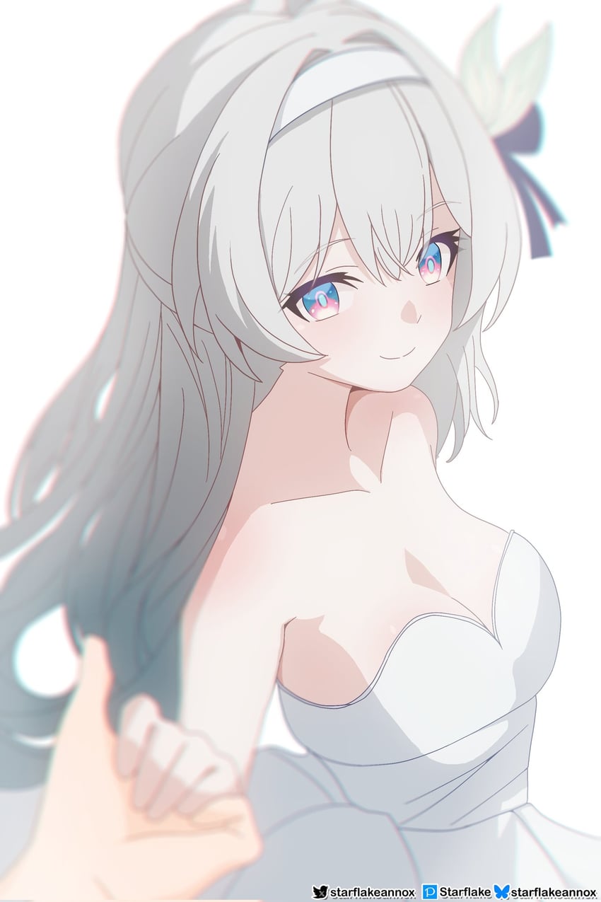 firefly (honkai and 1 more) drawn by starflake_(starclusteriu)