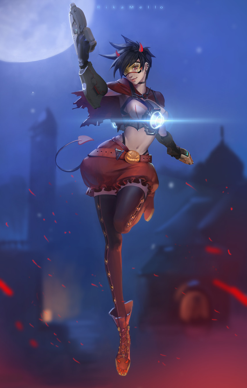 tracer (overwatch and 1 more) drawn by rikamello
