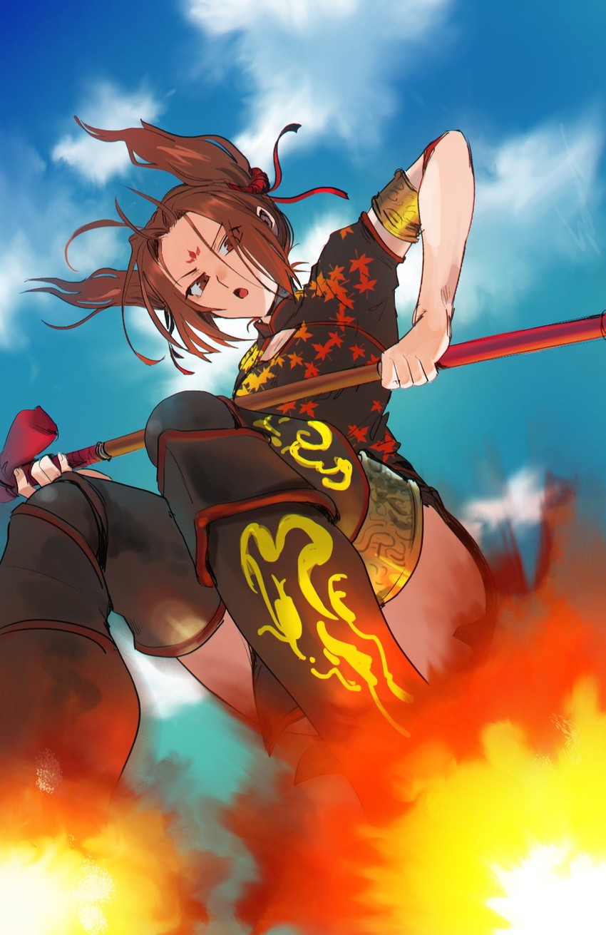 nezha (fate and 1 more) drawn by souma_(soumadian)