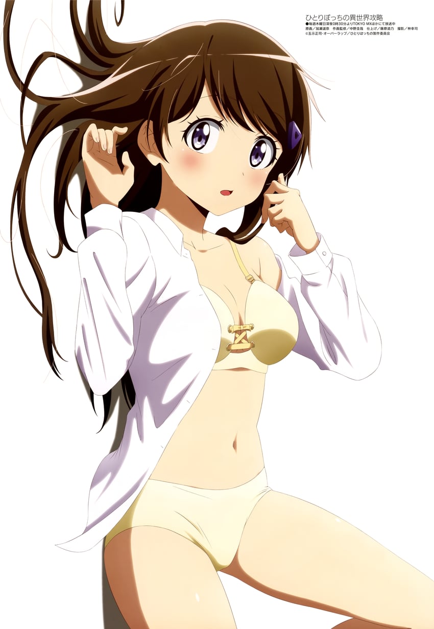tsuyuri touka (megami magazine and 1 more) drawn by kase_haruna