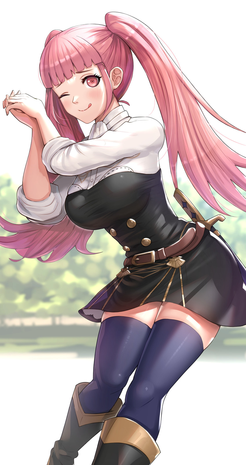 hilda valentine goneril (fire emblem and 1 more) drawn by gonzarez