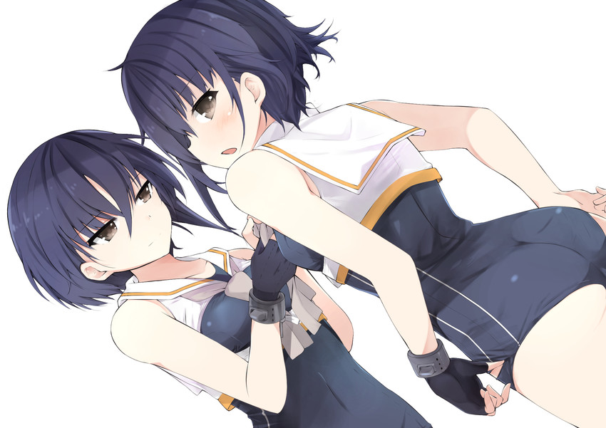 i-13 and i-14 (kantai collection) drawn by myuto_(advent_retribution)