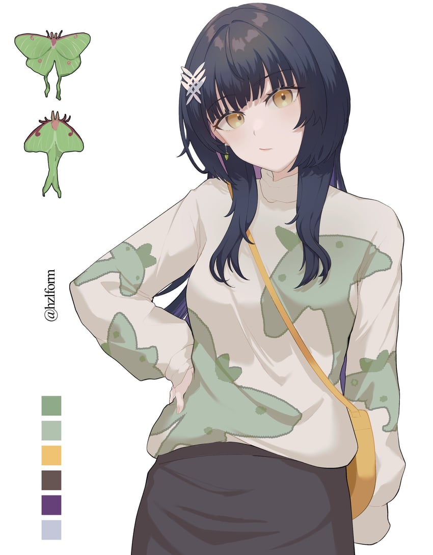 shiori novella (hololive and 1 more) drawn by hazel_(hzlform)