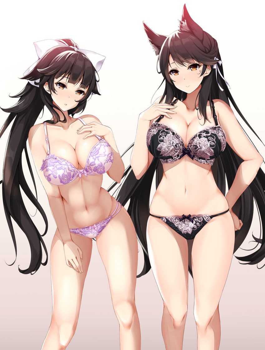 atago and takao (azur lane) drawn by fukuda_shuushi