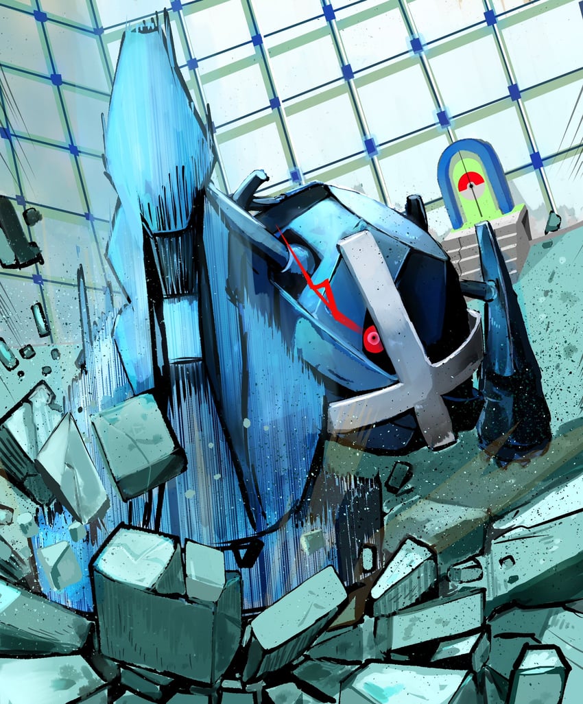 metagross (pokemon and 1 more) drawn by dai_roku_ten_mao