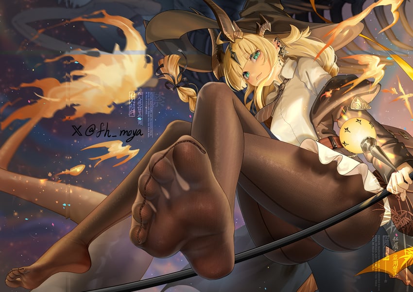 reed and reed the flame shadow (arknights) drawn by fh_moya