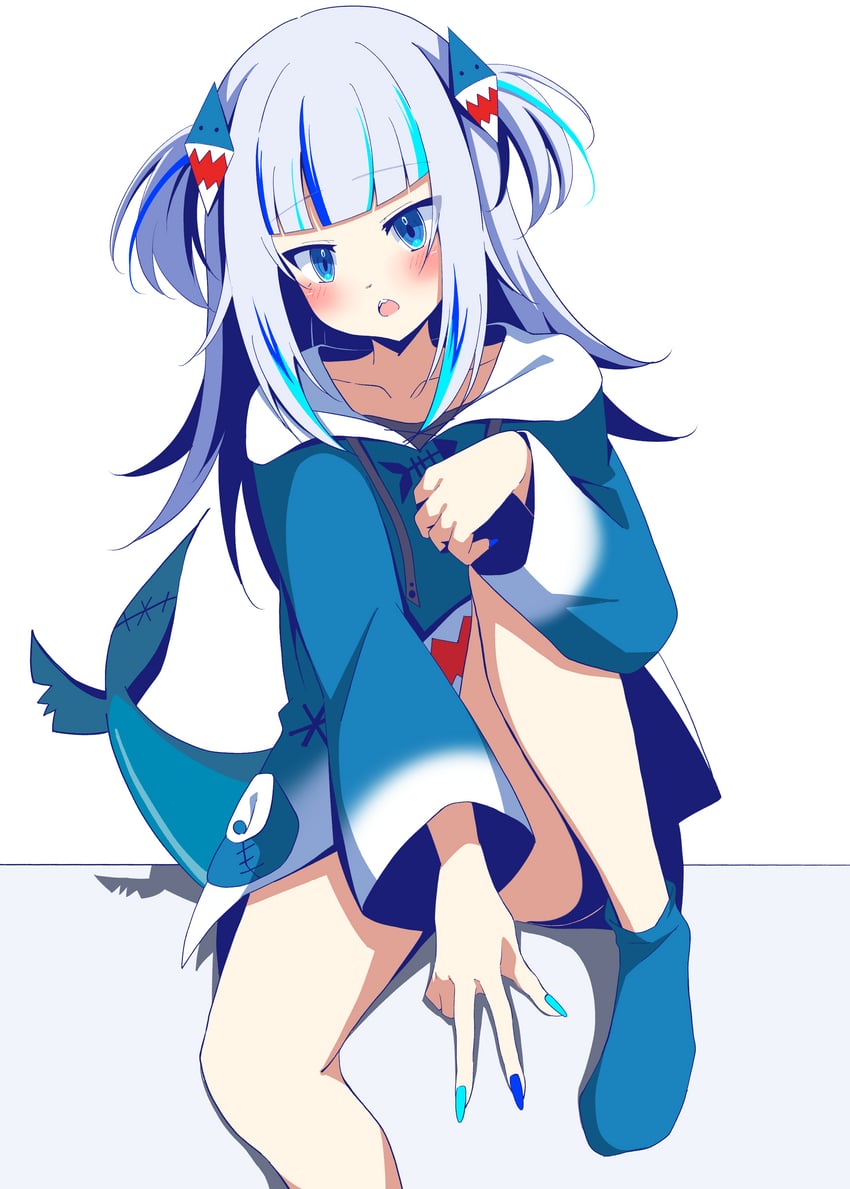 gawr gura (hololive and 1 more) drawn by takapyon_higashi