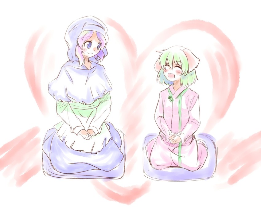 kumoi ichirin and kasodani kyouko (touhou) drawn by taka_(taka_wo_kukuru)