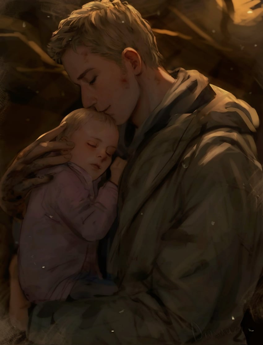 ethan winters and rosemary winters (resident evil and 1 more) drawn by s25122018