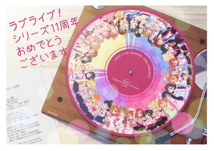 nishikino maki, tojo nozomi, sonoda umi, yazawa nico, ayase eli, and 28 more (love live! and 4 more) drawn by meidosan
