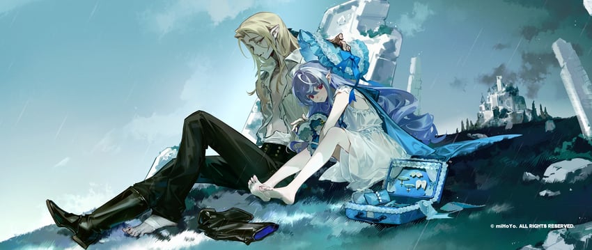 belle, wise, vivian banshee, and hugo vlad (zenless zone zero)