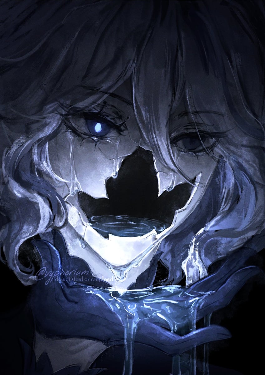 furina (genshin impact and 1 more) drawn by vyphorium