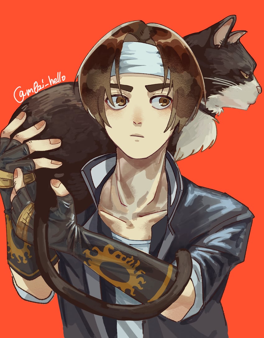 kusanagi kyou (the king of fighters) drawn by m0zi_hello
