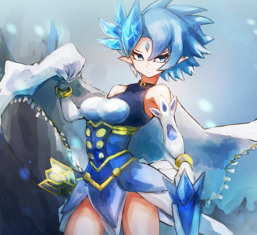 number 21 frozen lady justice (yu-gi-oh!) drawn by hatano_kiyoshi