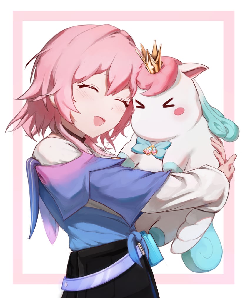 march 7th and little ica (honkai and 1 more) drawn by hofmus_(hofmuss458)