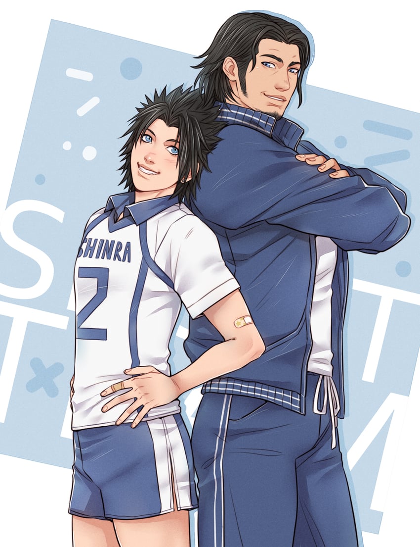 zack fair and angeal hewley (final fantasy and 2 more) drawn by crylin6