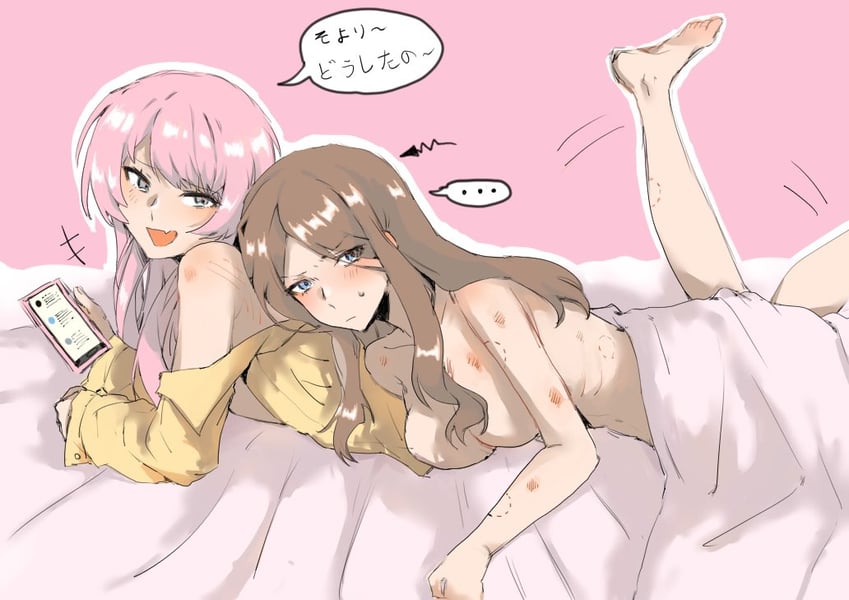 chihaya anon and nagasaki soyo (bang dream! and 1 more) drawn by rukamikusuki