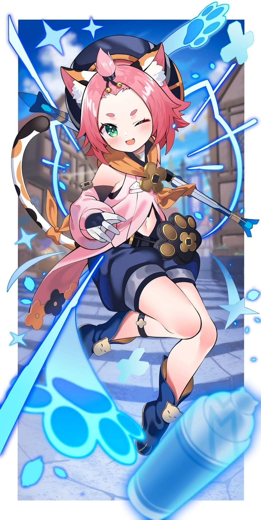 diona (genshin impact) drawn by yuujin_(yuzinn333)