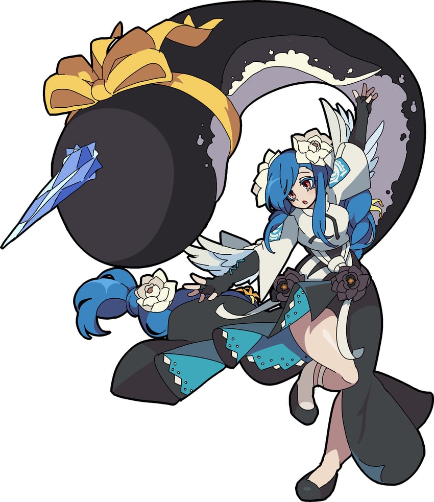 dizzy, queen dizzy, and kadokura (guilty gear and 1 more) drawn by kekeken