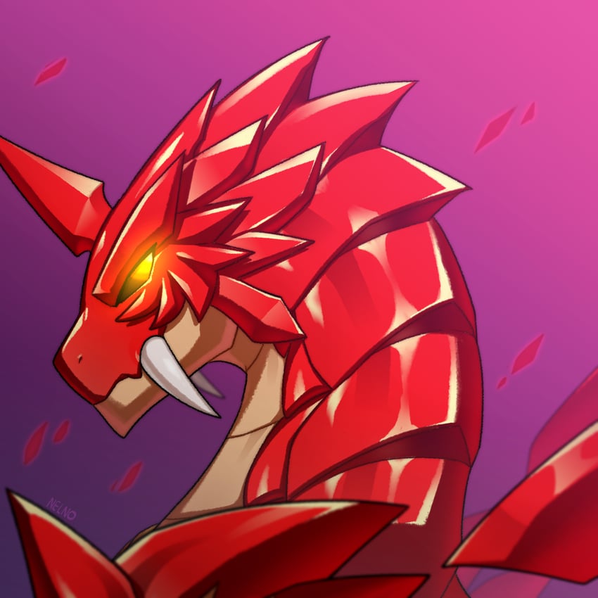 demonio (dragon village and 1 more) drawn by moonnelno