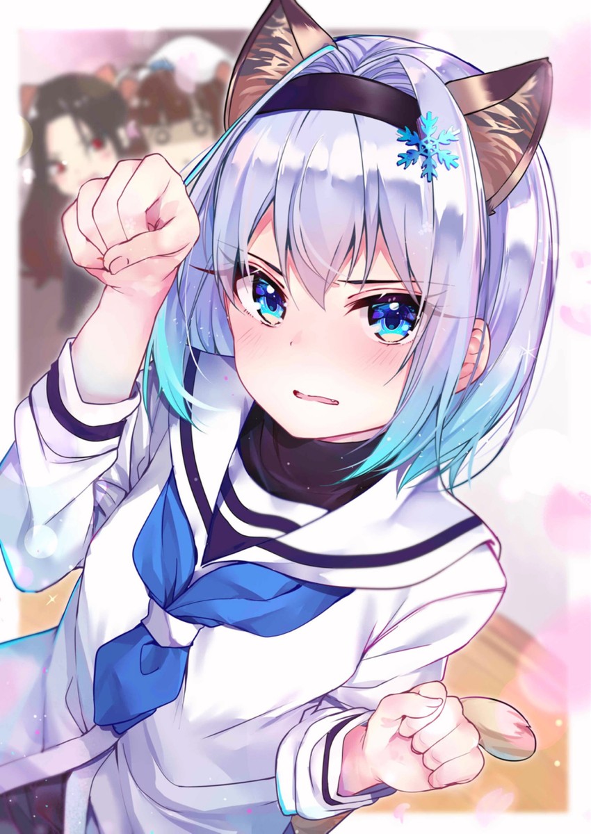 hinatsuru ai, sora ginko, and yashajin ai (ryuuou no oshigoto!) drawn by rouka_(akatyann)