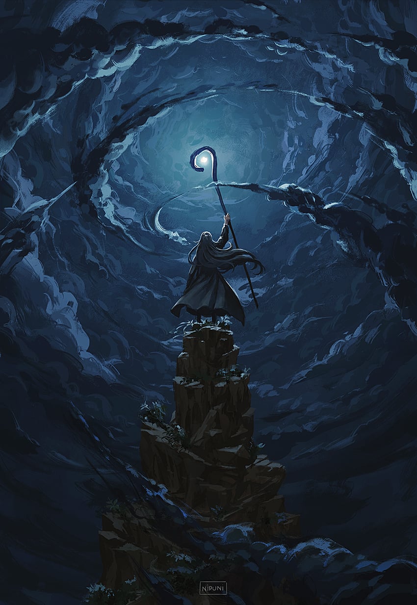 warrior of light (final fantasy and 1 more) drawn by nipuni